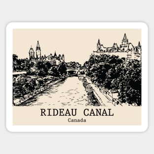 Rideau Canal - Canada Sticker